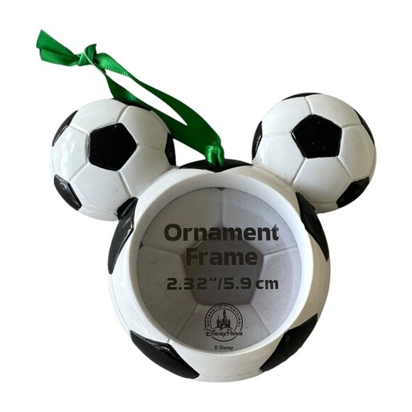 Disney Parks Soccer Ball Mickey Mouse Icon Ornament Frame